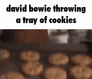 David Bowie Cookie GIF - David Bowie Cookie Cookie Tray GIFs