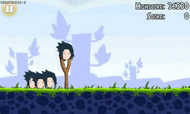 a video game with a high score of 36330 points