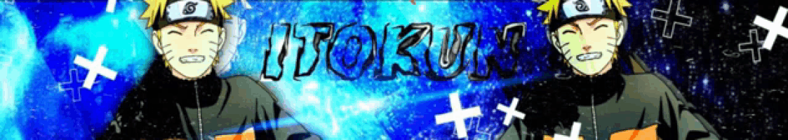 a picture of naruto with the name itokun written on it