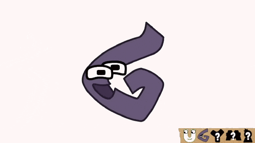 a cartoon drawing of a letter g with a smiley face