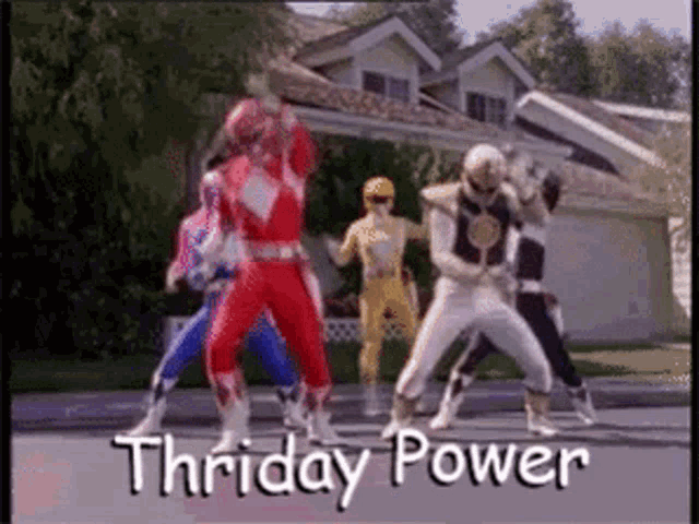 Thriday Power Rangers GIF - Thriday Power Rangers Friday GIFs