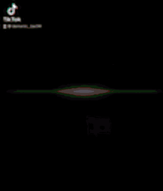 a cartoon character is dancing on a green screen with a glitch effect .
