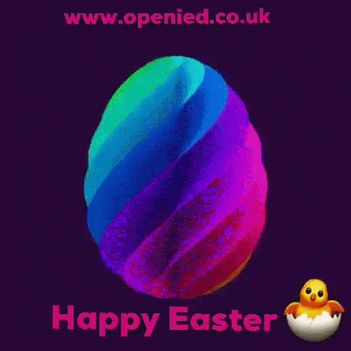 Happy Easter Easter Egg GIF - Happy Easter Easter Egg Colorful GIFs