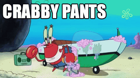Crabby Pants Spongebob GIF - Crabby Pants Spongebob GIFs
