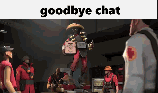 Goodbye Chat Demoman GIF - Goodbye Chat Demoman Team Fortress2 GIFs