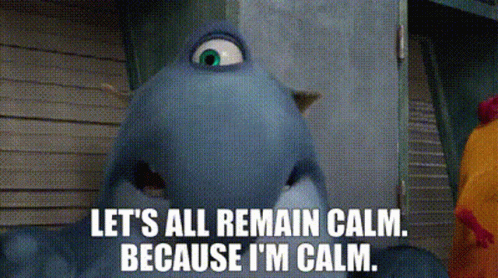 Monsters At Work Fritz GIF - Monsters At Work Fritz Lets All Remain Calm GIFs