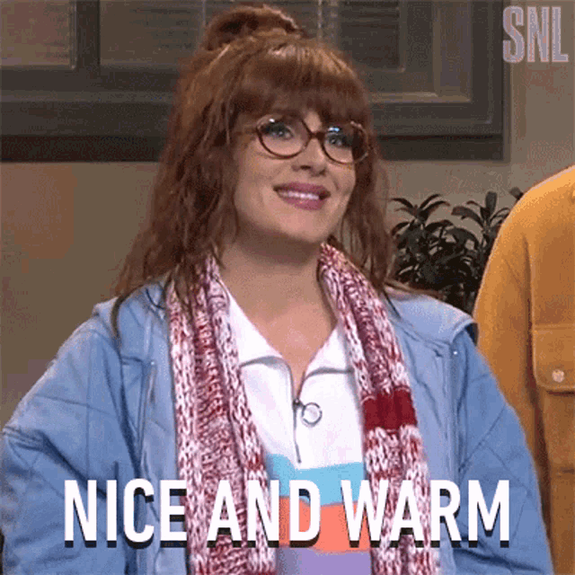 Nice And Warm Saturday Night Live GIF - Nice And Warm Saturday Night Live Comfy GIFs