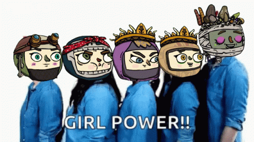 Girl Power Ninja Power GIF - Girl Power Ninja Power Female Ninja GIFs