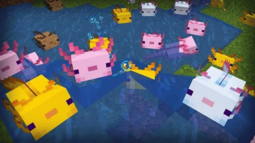 Axolotl Minecraft GIF - Axolotl Minecraft GIFs