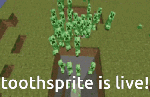 Toothsprite Live GIF - Toothsprite Live Minecraft Creeper GIFs