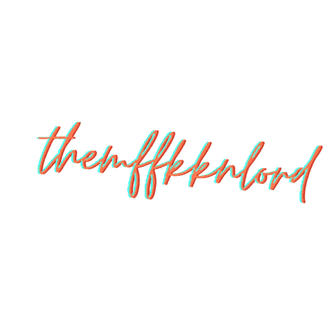 a white background with the words " them ffknlord "