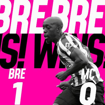 a black and white photo of a soccer player that says brebre
