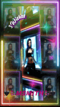 a collage of pictures of a woman with the name msmith on the bottom