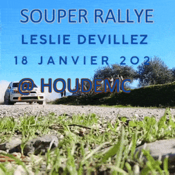 a poster for a souper rallye in january 2022