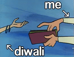 Me And Diwali GIF - Money Diwali Expensive GIFs