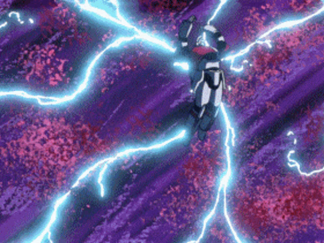 Gunbuster Inazuma Kick GIF - Gunbuster Inazuma Kick Lightning Kick GIFs