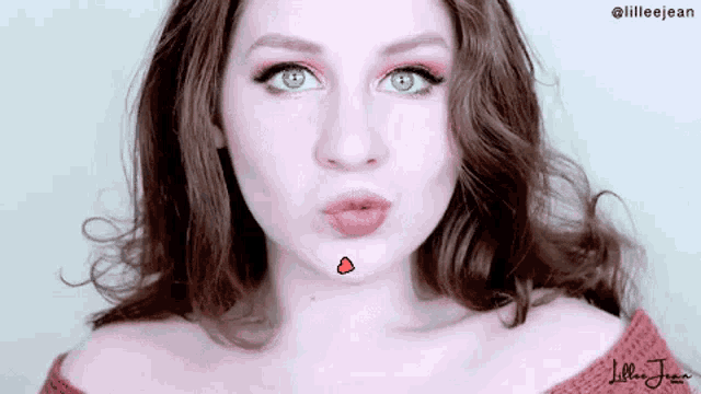 Lillee Jean Air Kiss GIF