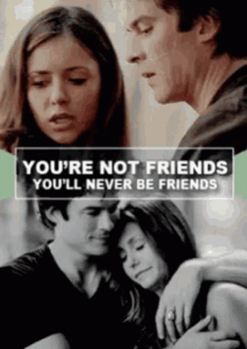 Damon And Elena Elena Salvatore GIF - Damon And Elena Elena Salvatore We Can Never Be Just Friends GIFs
