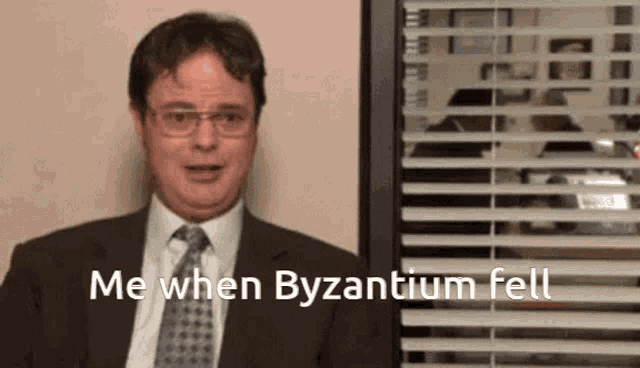 Byzantium Dwight GIF - Byzantium Dwight Byzantium Fell GIFs