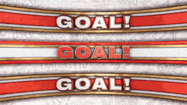 the word goal is on a white background