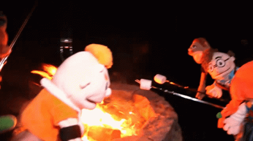 Sml Roasting Marshmallows GIF - Sml Roasting Marshmallows Campfire GIFs