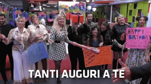Tanti Auguri A Te Grande Fratello Vip GIF - Tanti Auguri A Te Grande Fratello Vip Compleanno Giucas Casella GIFs