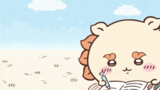 a cartoon drawing of a lion looking at another lion holding a cup