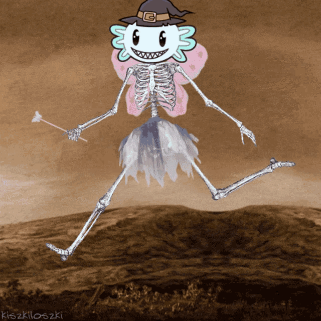 Axolittles Fairy GIF - Axolittles Fairy Skeleton GIFs