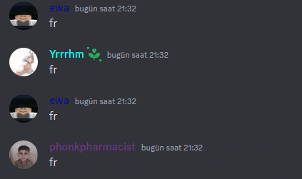 a screenshot of a conversation between ewa and phonkpharmacist