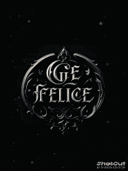 a glowing circle with the word felice written inside of it