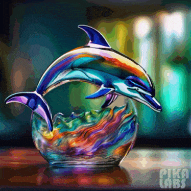 Dolphin Blown Glass GIF - Dolphin Blown Glass GIFs