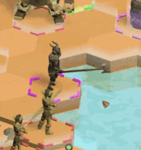 a computer generated image of a knight holding a sword in a video game