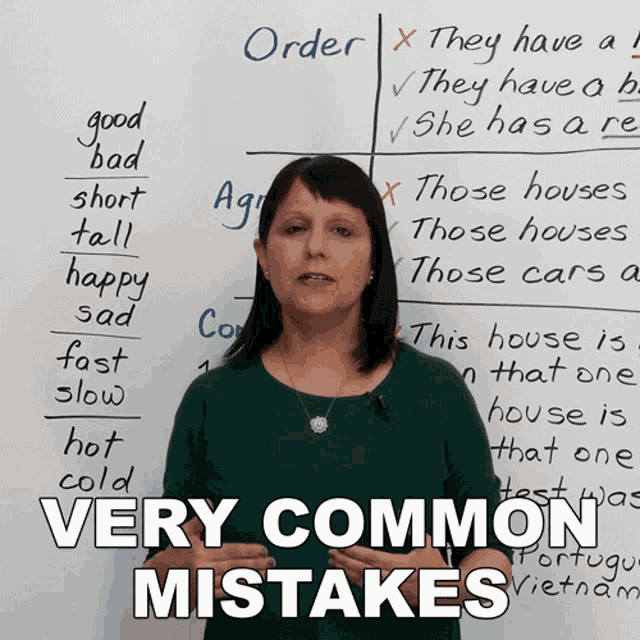 Very Common Mistakes Rebecca GIF - Very Common Mistakes Rebecca Learn English With Rebecca GIFs