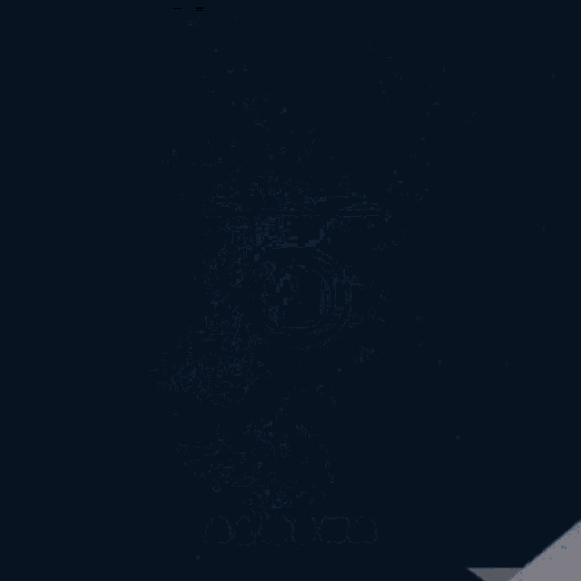 a blurred image of a person 's face with a blue background