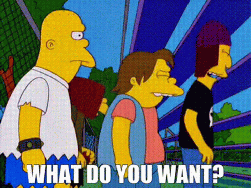 The Simpsons Nelson Muntz GIF - The Simpsons Nelson Muntz What Do You Want GIFs