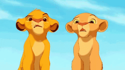 我們 GIF - Lion King Confused Simba GIFs