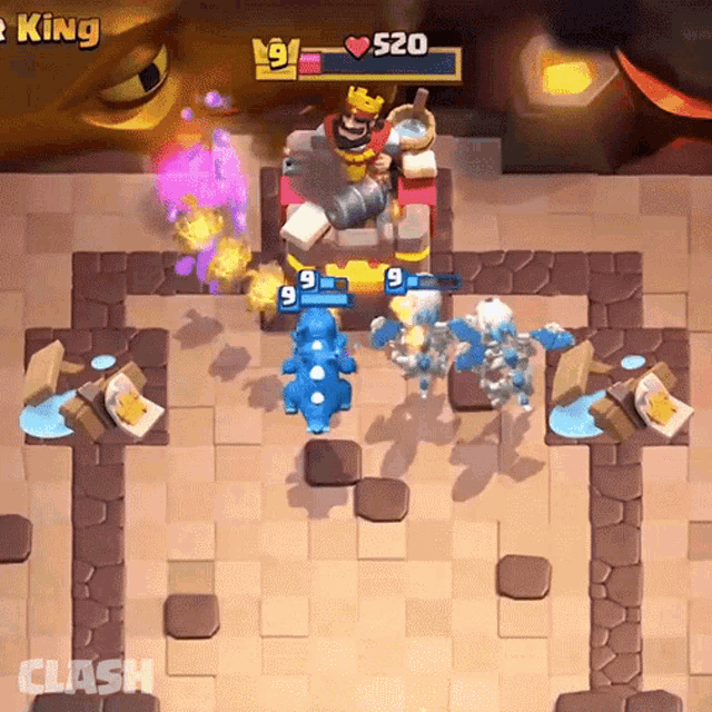 Attack Red King GIF