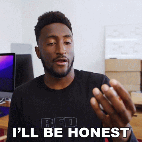 Ill Be Honest Marques Brownlee GIF - Ill Be Honest Marques Brownlee Im Not Gonna Lie GIFs