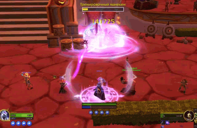 a screenshot of a video game with the number 141725 on the top left