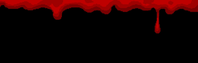 a computer generated image of blood dripping from a black background