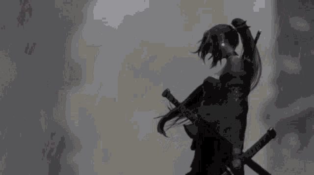 a woman holding a sword with the words unete a in yellow letters