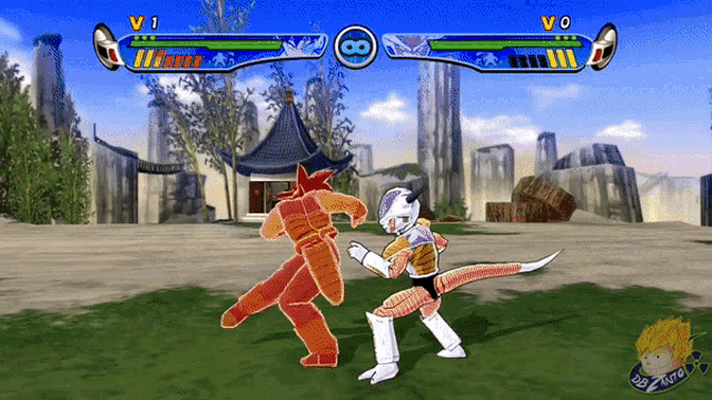 a video game is being played with the letters v1 and v0