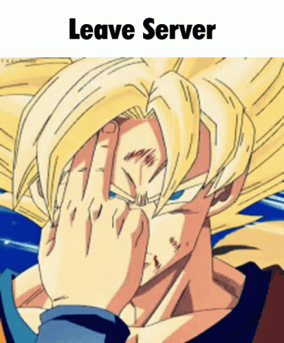 Leave Server Dragon Ball GIF - Leave Server Dragon Ball GIFs