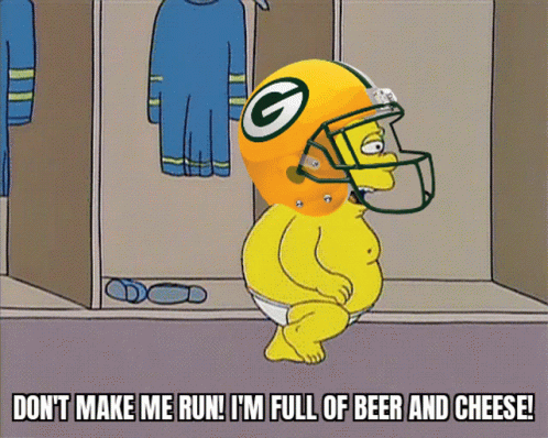Green Bay Packers The Simpsons GIF - Green Bay Packers The Simpsons Uter GIFs