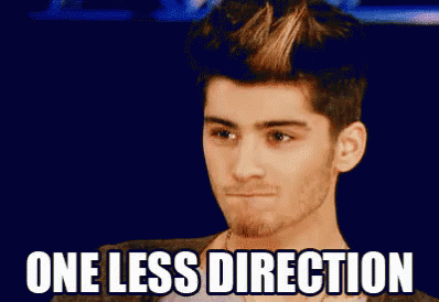 One Less Direction GIF - Zayn Malik Boy GIFs