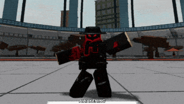 a video game character with the word awakening in the corner