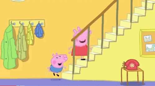 Peppa Pig Upstairs GIF - Peppa Pig Upstairs GIFs