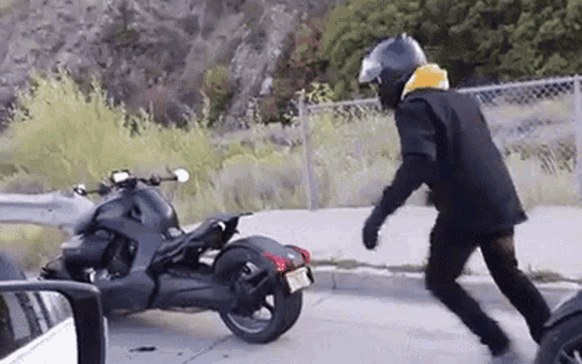 Hopping In Motorcycle Lets Go GIF - Hopping In Motorcycle Lets Go Come On GIFs