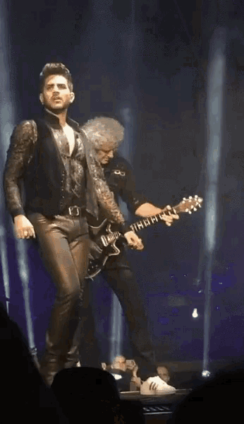 Adam Lambert Concert GIF - Adam Lambert Concert Rocking GIFs