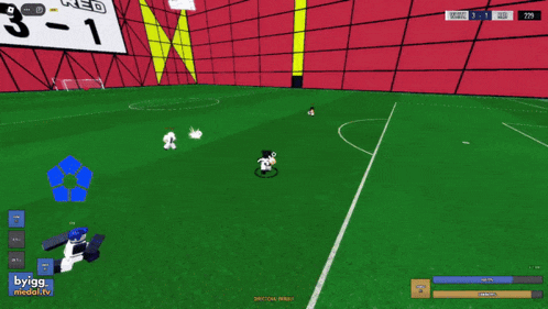 a soccer player named elo738 is standing on a field